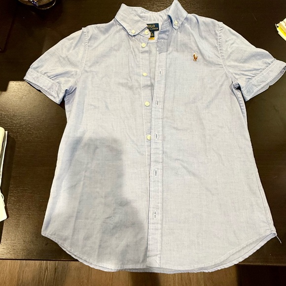 Polo by Ralph Lauren Women’s Blue Short Sleeve Shirt - Picture 3 of 8